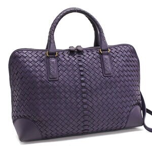 Bottega Veneta handbag purple Intrecciato leather